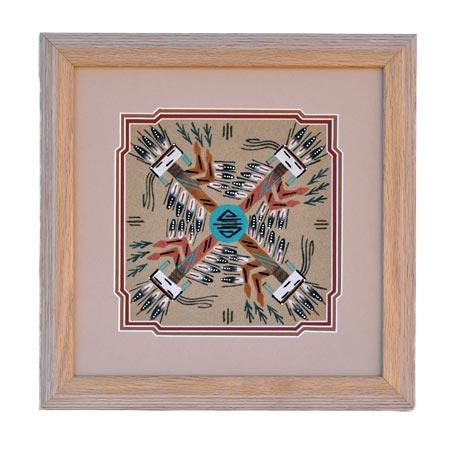 Alfred Yazzie | Navajo Sandpainting | Penfield Gallery of Indian Arts | Albuquerque, New Mexico