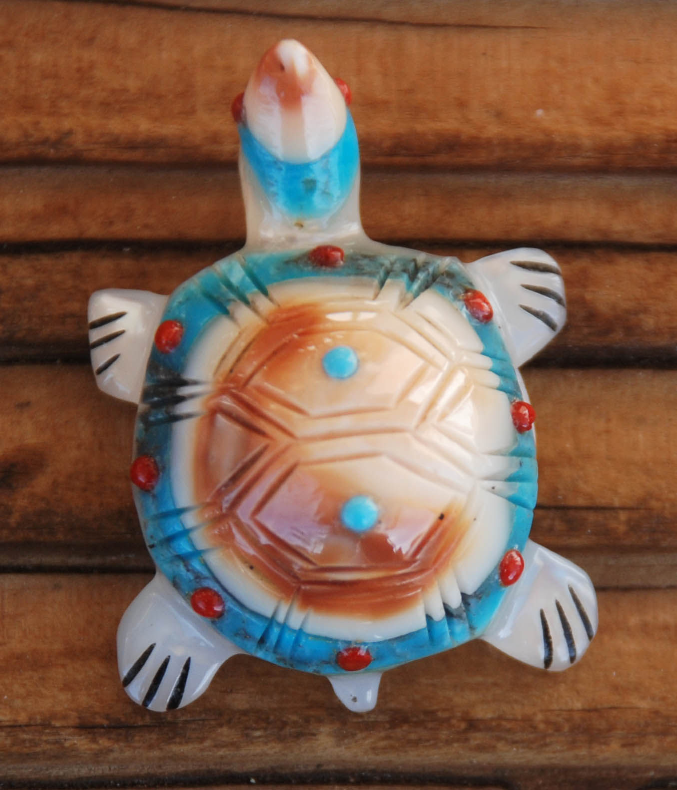 Andrew Quam | Zuni Turtle Fetish | Penfield Gallery of Indian Arts | Albuquerque, New Mexico