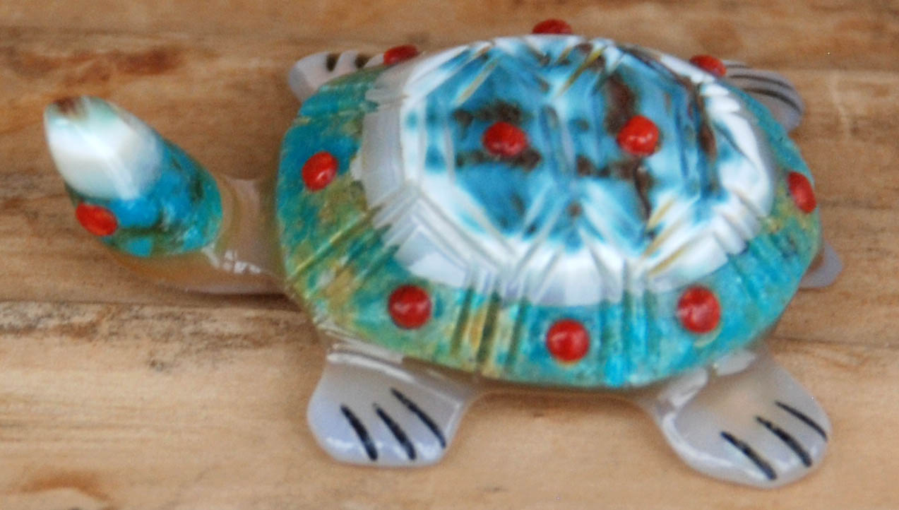 Andrew Quam | Zuni Turtle Fetish | Penfield Gallery of Indian Arts | Albuquerque, New Mexico