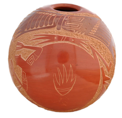 Art Cody Haungooah | Kiowa Pot | Penfield Gallery of Indian Arts | Albuquerque, New Mexico