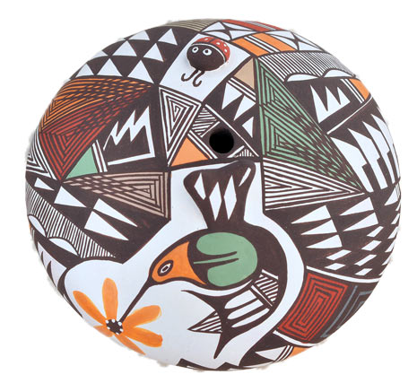 Carolyn Concho | Acoma Seed Pot | Penfield Gallery of Indian Arts | Albuquerque, New Mexico