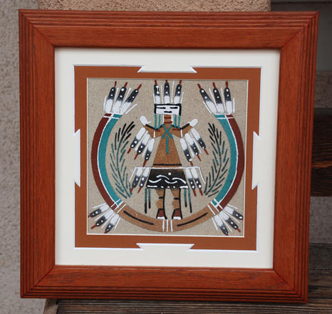 Glen Nez | Navajo Sandpainting | Penfield Gallery of Indian Arts | Albuquerque, New Mexico