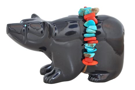 Nelson Yatsattie | Zuni Bear Fetish | Penfield Gallery of Indian Arts | Albuquerque, New Mexico