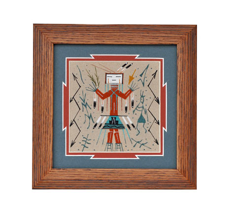 Rita Johnson | Navajo Sandpainting | Penfield Gallery of Indian Arts | Albuquerque, New Mexico