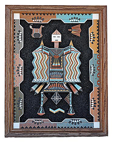 Sammy Myerson | Navajo Sandpainting | Penfield Gallery of Indian Arts | Albuquerque, New Mexico