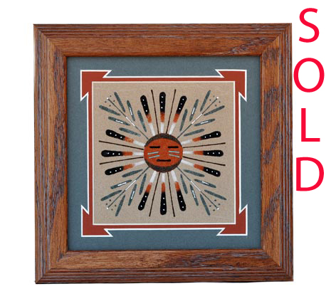 Wilton Lee | Navajo Sandpainting | Penfield Gallery of Indian Arts | Albuquerque, New Mexico